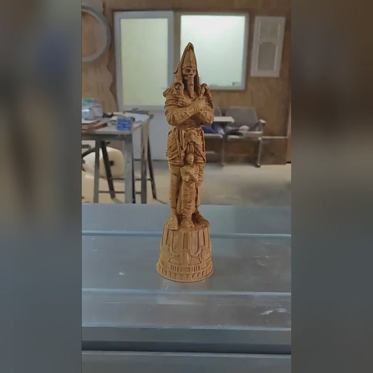 Osiris Wood Statue