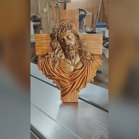 Jesus Christ Wood Sculpture