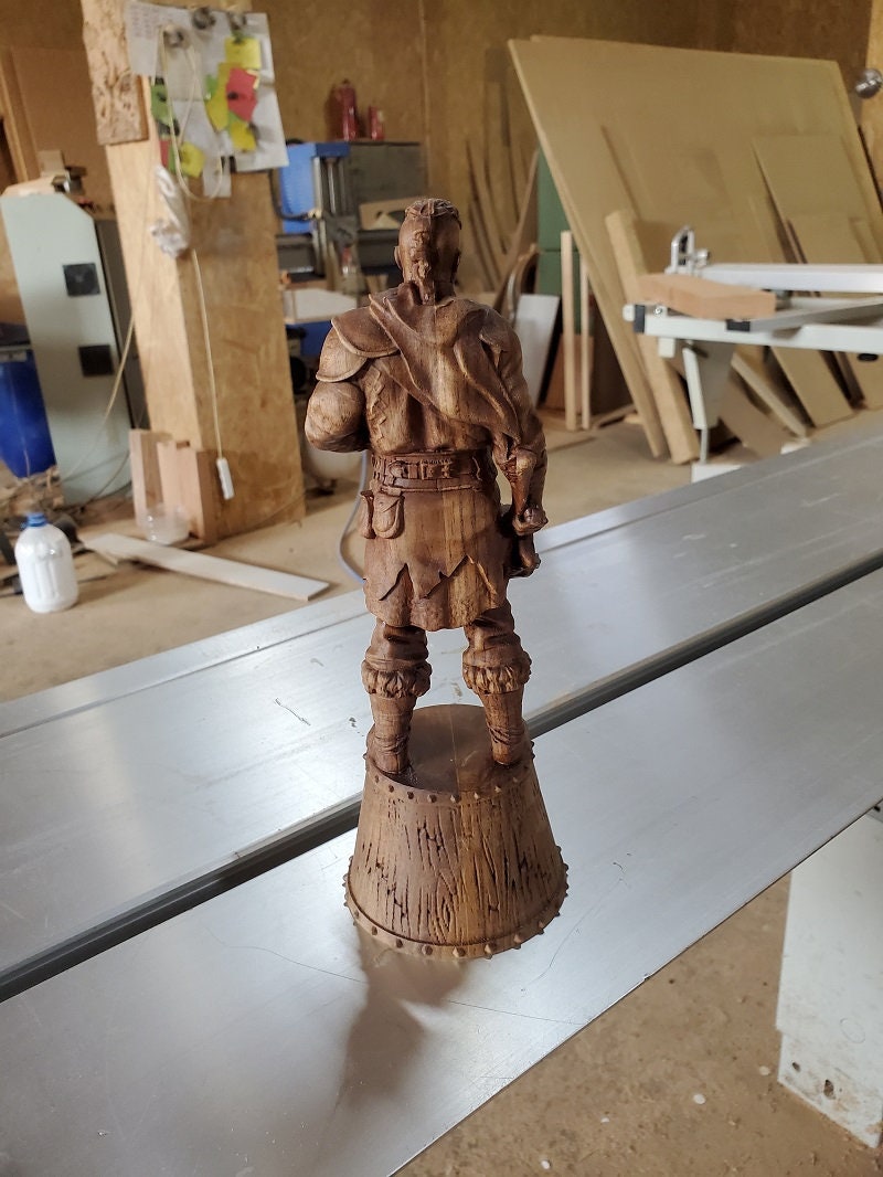 Thor Wood Statue