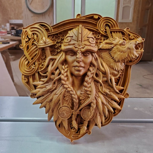 Freya Wood Sculpture