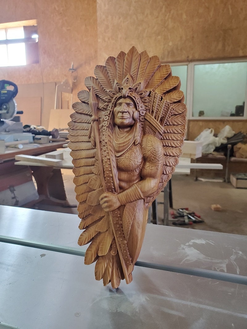 American Native Wood Sculpture