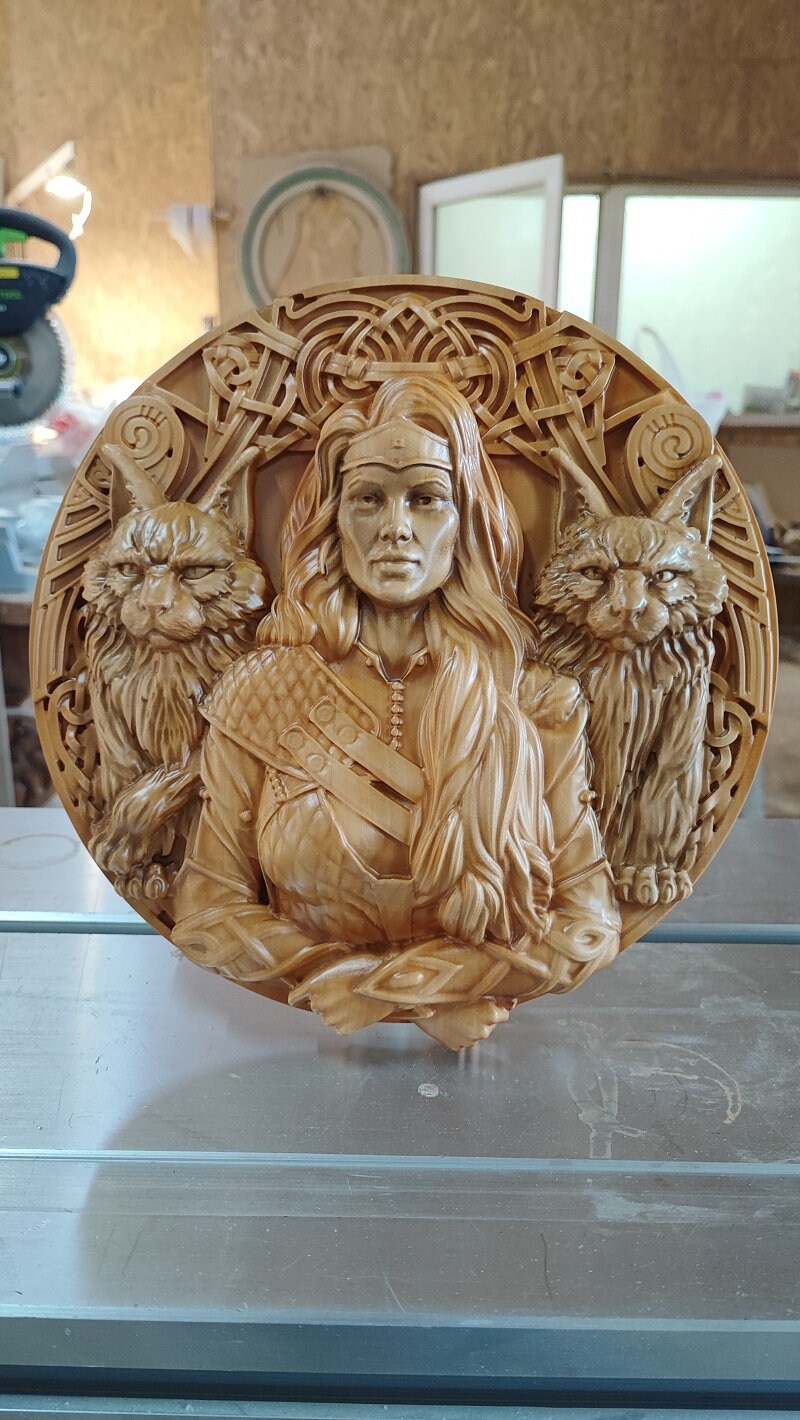 Freya Wood Sculpture