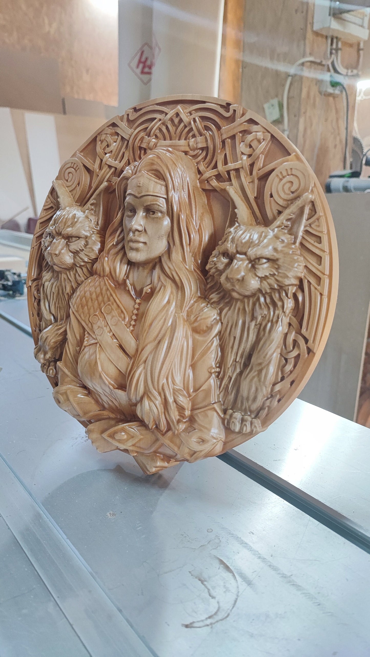 Freya Wood Sculpture