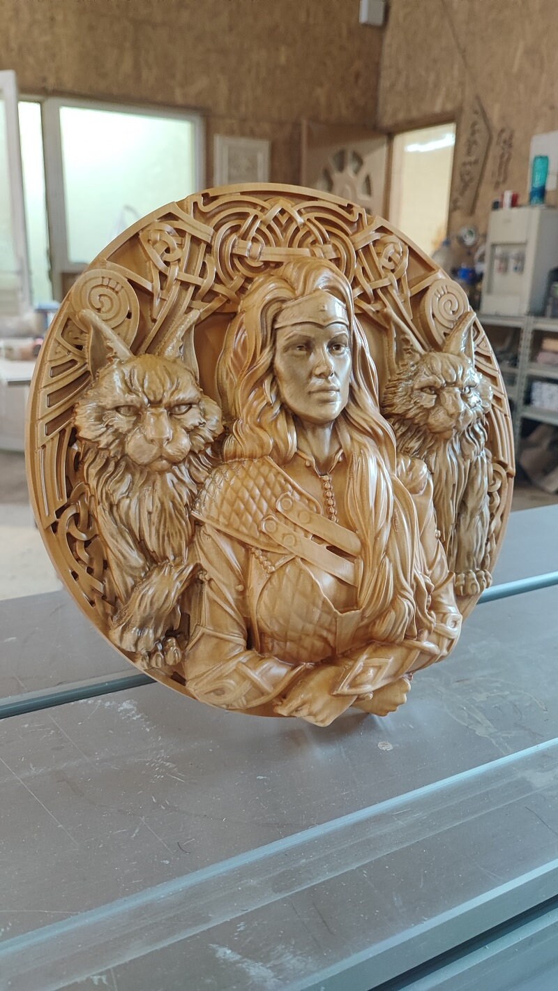 Freya Wood Sculpture