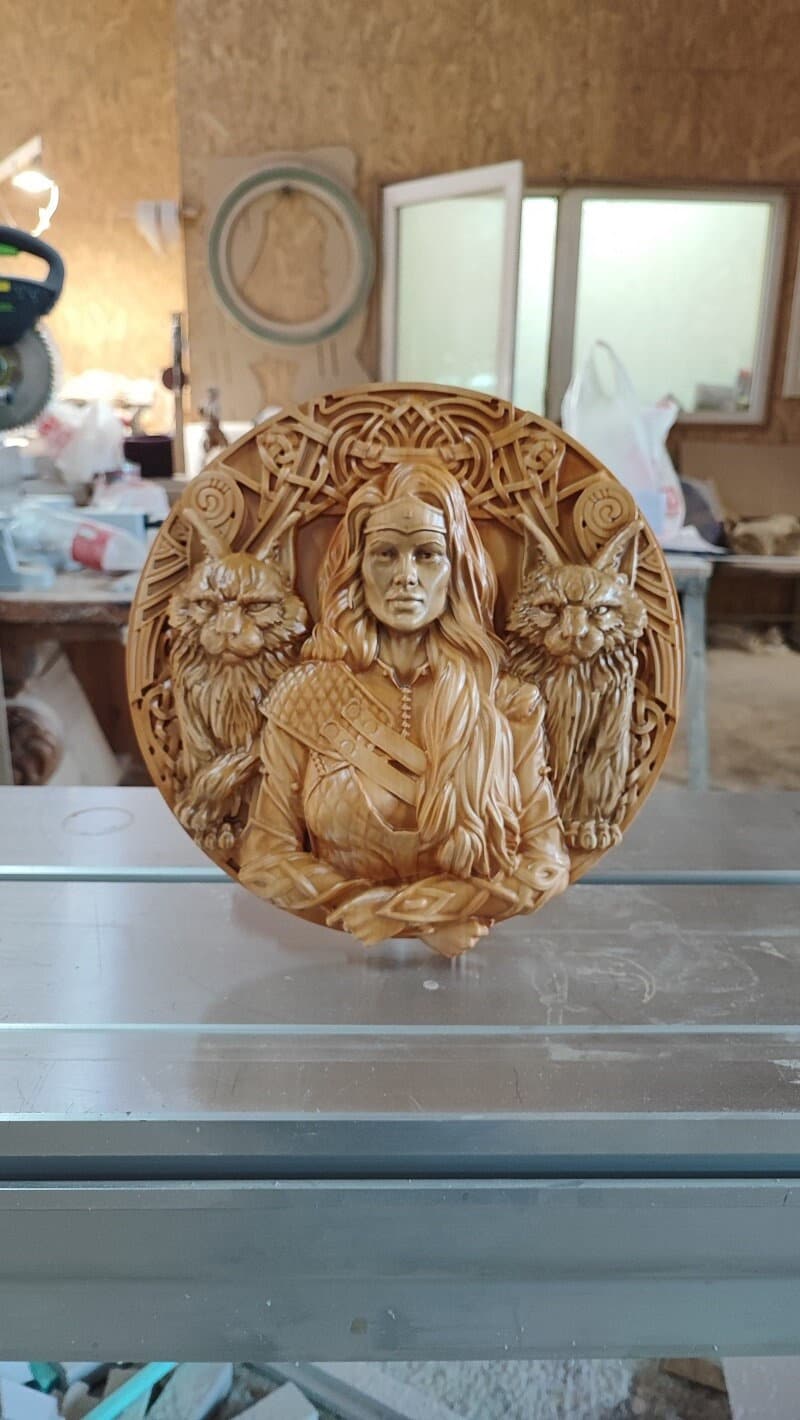 Freya Wood Sculpture