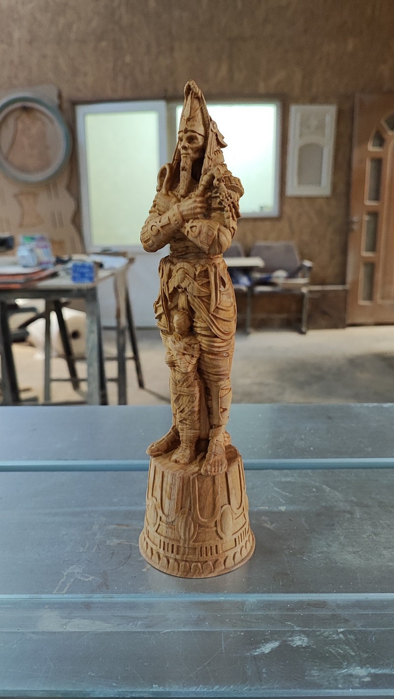 Osiris Wood Statue